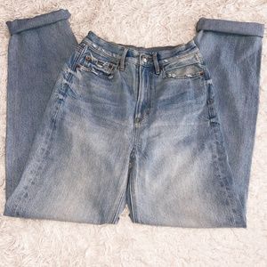 baggy jeans, high waisted